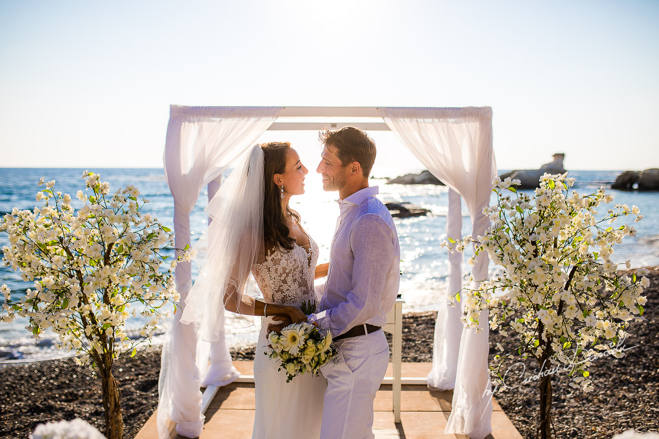 Wedding moments photographed by Cyprus Photographer Cristian Dascalu during a beautiful wedding at Cap St. George in Paphos.