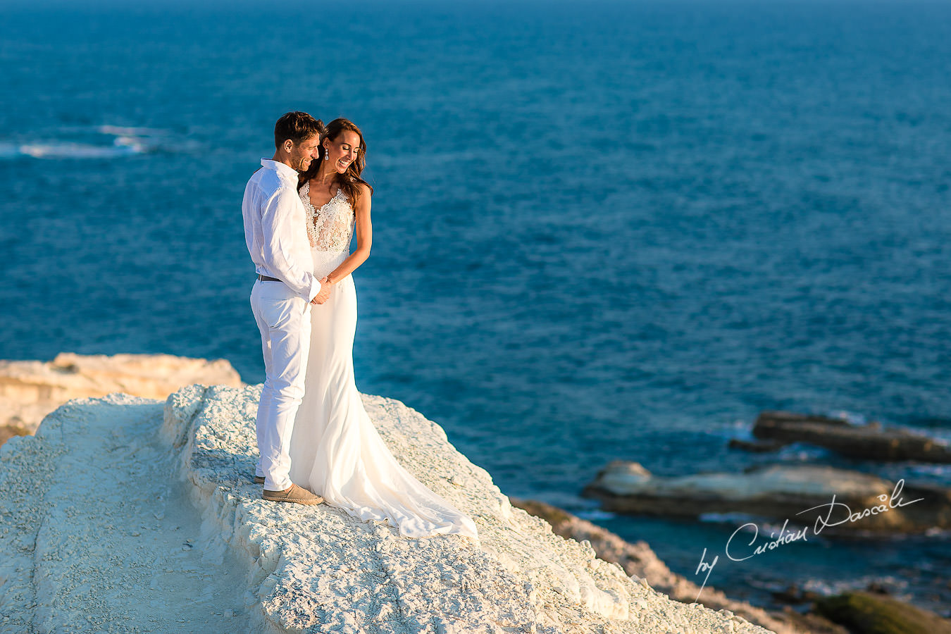 After wedding photoshoot captured by Cyprus Photographer Cristian Dascalu during a beautiful wedding at Cap St. George in Paphos.