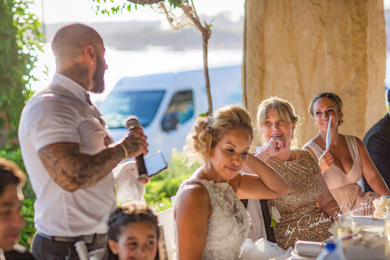 Emotional Wedding at Coral Beach Hotel & Resort. Photography by Cyprus Photographer Cristian Dascalu