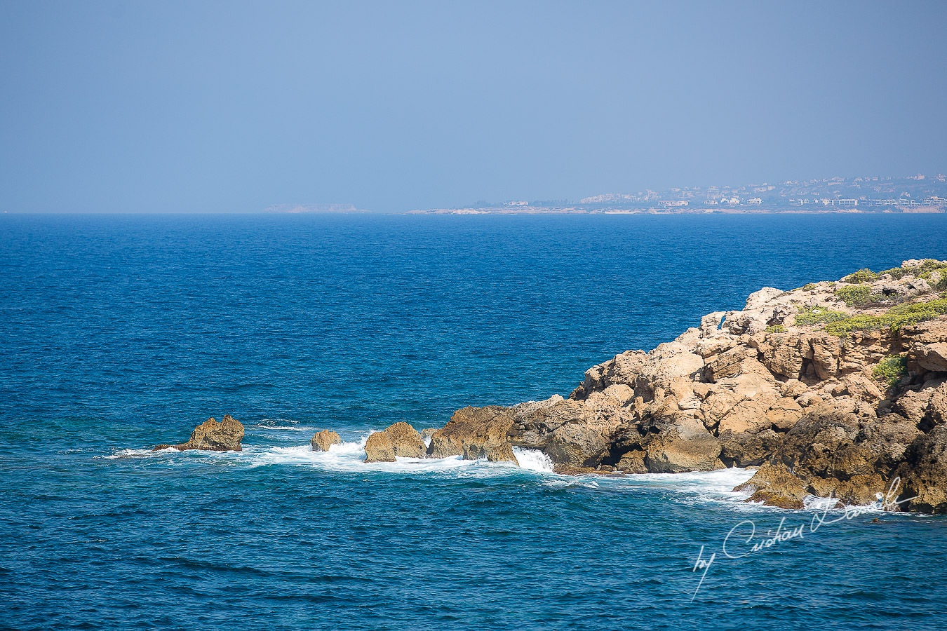 Amazing view over Peyia Sea Caves in Cyprus, captured by Cyprus Wedding Photographer Cristian Dascalu.