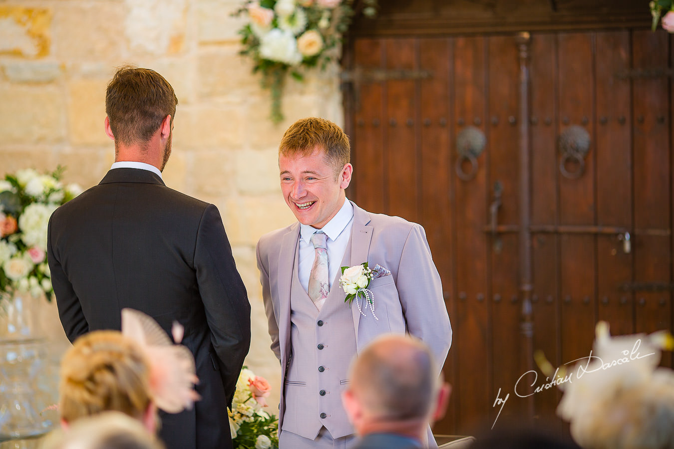 Best man moments captured by Cristian Dascalu during an elegant Aphrodite Hills Wedding in Cyprus.