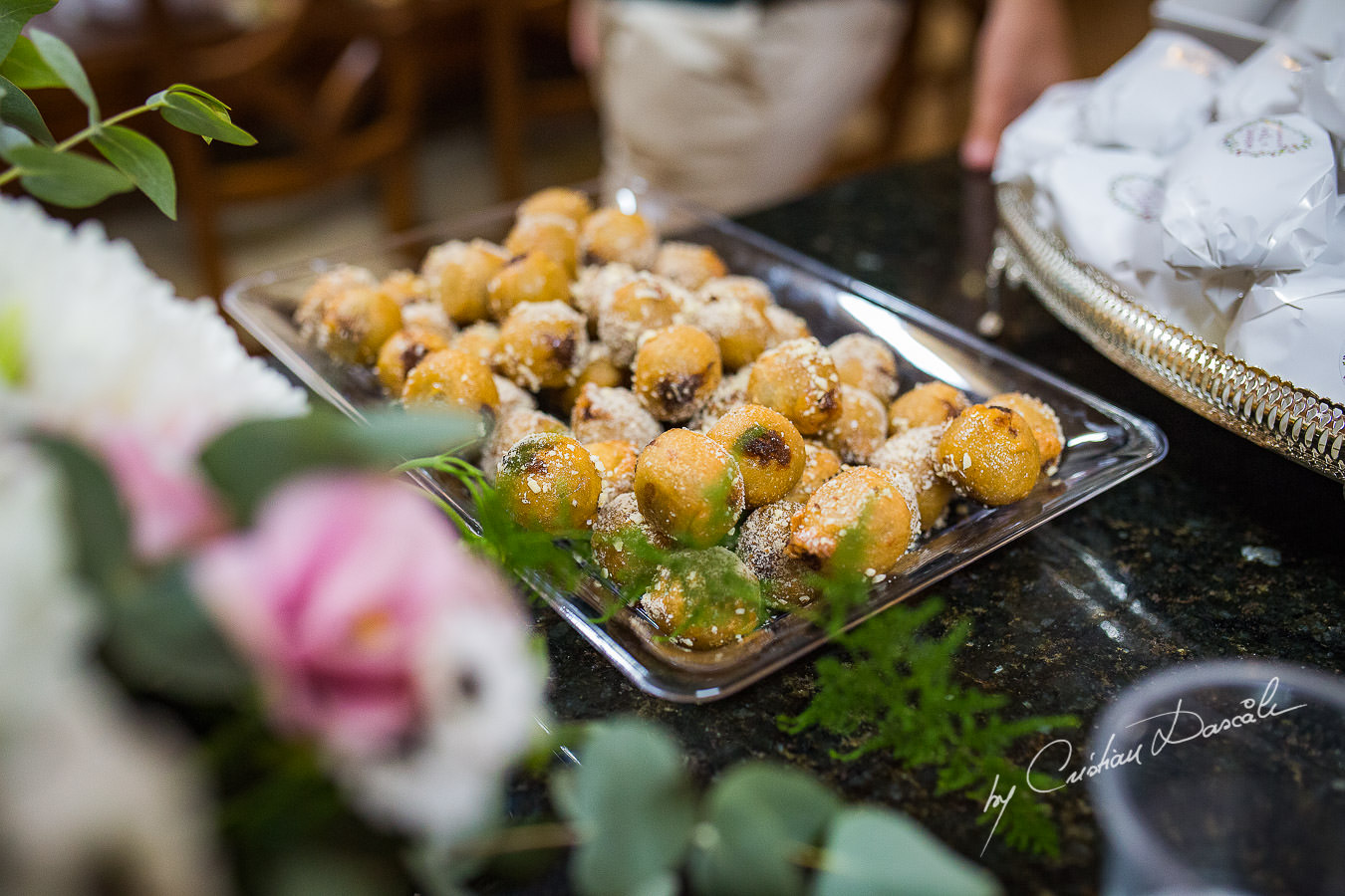 Traditional Cypriot Wedding sweets captured by Cyprus Wedding Photographer Cristian Dascalu at a beautiful wedding in Larnaka, Cyprus.