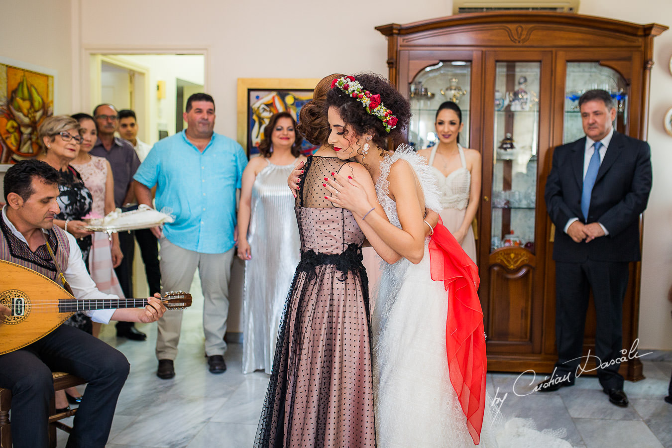 Bride and her mother, moments captured by Cyprus Wedding Photographer Cristian Dascalu at a beautiful wedding in Larnaka, Cyprus.